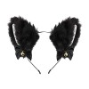 Doeheah Oreille de Chat Serre Tete Chat Bandeau Accessoires Cheveux de Déguisement pour Femmes Filles Fête Halloween Annivers