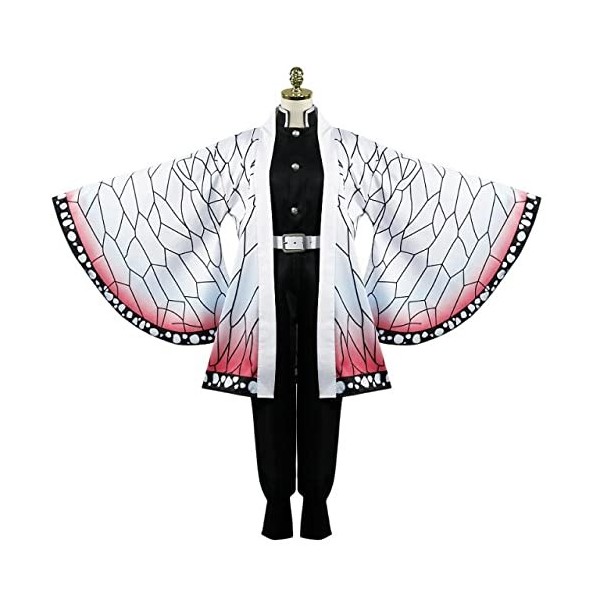Anime Demon Slayer : Kimetsu no Yaiba Cosplay Costume Kamado Nezuko Tanjirou Kimono Uniforme Cheveux synthétiques Mode Femme