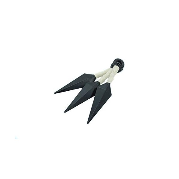 Hoodbro Lot de 3 Kunai de Naruto Shippuden Ninja Pour cosplay Accessoires Jouet en plastique