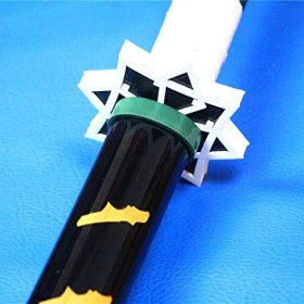 AGENCO Shinazugawa Sanemi Demon Slayer Blade Épée De Samouraï en Bois, Anime Cosplay Ninja Sword Props, pour Les Fans De Noël