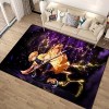 ZALix 3D Demon Slayer Tapis Anime Tapis De Sol Paillasson De Chambre Tapis,Tapis De Sol Antidérapant Tapis De Sol Antidérapan