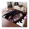 ZALix Demon Slayer Tapis Rectangle Doux - Grand - Antidérapant - Lavable - Flanelle - for Chambres Tapis Chambres Salon Enfan