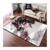 ZALix Demon Slayer Tapis Rectangle Doux - Grand - Antidérapant - Lavable - Flanelle - for Chambres Tapis Chambres Salon Enfan