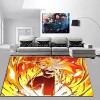 KUentz Anime Japonais Tapis, Demon Slayer Tapis pour Enfants, Antidérapant Et Résistant Aux Taches, pour Salon, Chambre À Cou