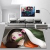 KUentz Anime Japonais Tapis, Demon Slayer Tapis pour Enfants, Antidérapant Et Résistant Aux Taches, pour Salon, Chambre À Cou