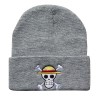 Bonamana One Piece Anime Bonnet tricoté Bonnet dhiver Bonnet en tricot doux Bonnet de ski Bonnet de ski Bonnet en laine pour