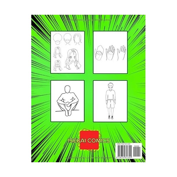 Apprendre à dessiner des mangas: 2 livres en 1. Le guide ultime pour dessiner les visages, corps et vètements des mangas. Liv