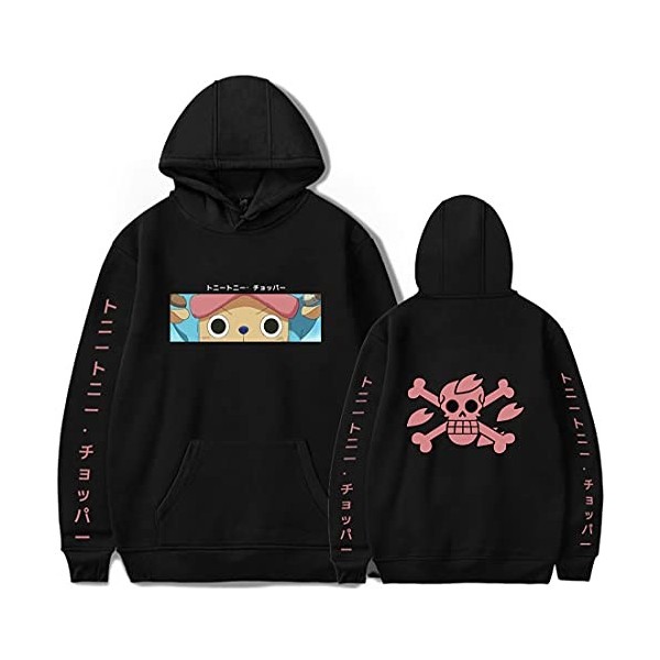 NIUHE Navigation Homme Sweat à Capuche Sweat Manche Longue Pull Sport Casual 1Noir-B6974,M 