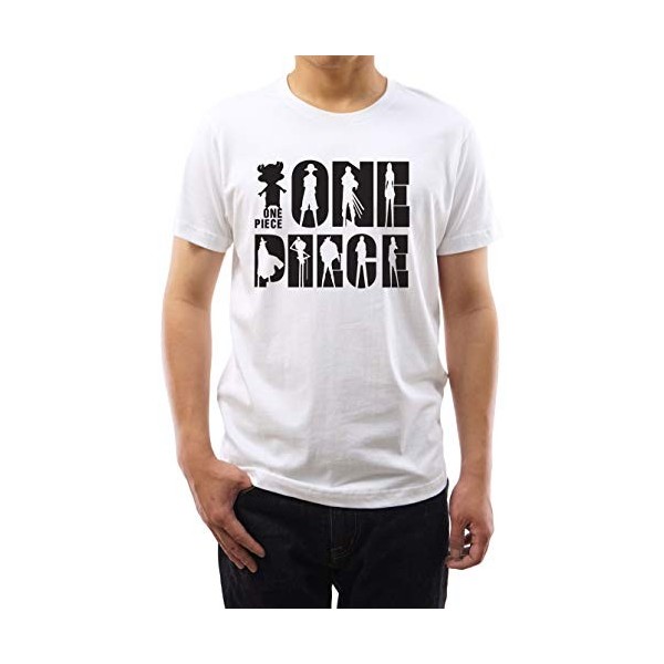 GMYG One Piece Anime Luffy Pirate Équipe Personnages Japonais Manga Graphique Imprimer Premium À Manches Courtes Hommes Femme