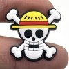 Xinchangda Anime Monkey D. Luffy Shoe Charms Lot de 12 décorations pour sandales, Vinsmoke Sanji Chaussures Décoration Charm 