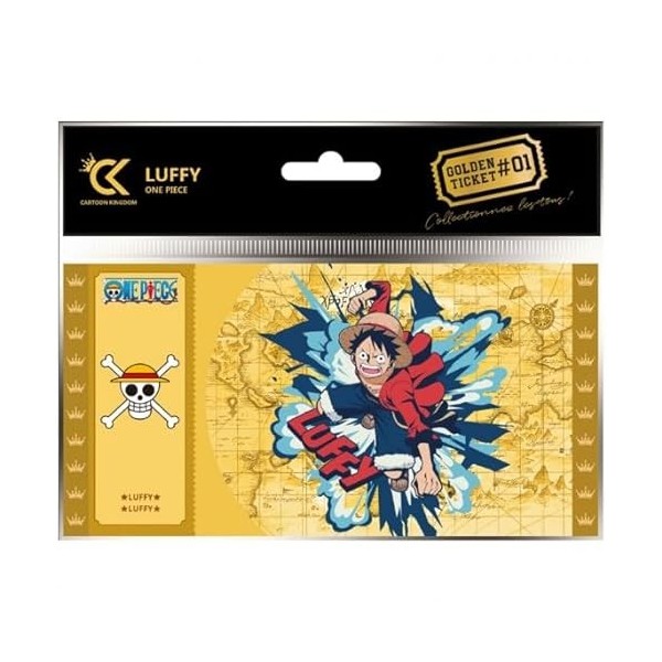 Cartoon Kingdom - Golden Ticket One Piece - Monkey D Luffy - 3760375863033