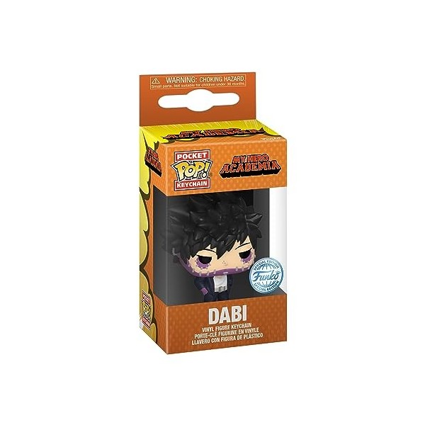Funko Pop! Keychain: MHA - Dabi - Hideout - My Hero Academia - Mini-Figurine en Vinyle à Collectionner Porte-clés Fantaisie
