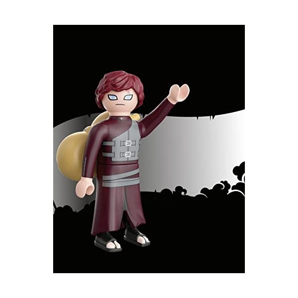 Playmobil 71103 Gaara - Naruto - Héros Issu de la série danime - pour reconstituer des scènes légendaires ou Inventer de Nou