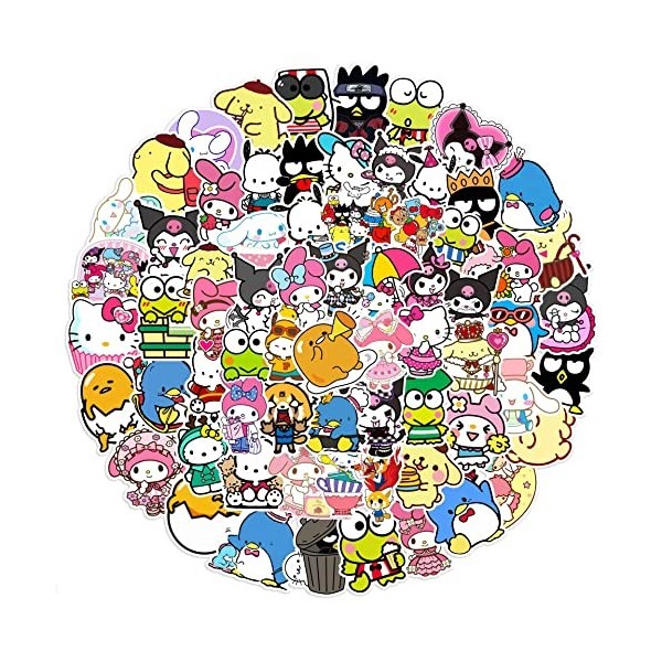 100 autocollants ONE PIECEs pour ordinateur portable,pare-chocs,planche à roulettes,bouteilles deau,téléphone,guitare,autoco