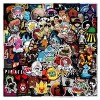 100Pcs One Piece Stickers, autocollants japonais classiques Pirates Aventure thème Anime Packs pour les enfants adultes adole