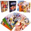 One Piece Lomo Cards CBOSNF 60pcs One Piece Wanted Poster Cartes One Piece LOMO Carte One Piece Mini Cartes Postales Anime Je