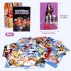 One Piece Lomo Cards CBOSNF 60pcs One Piece Wanted Poster Cartes One Piece LOMO Carte One Piece Mini Cartes Postales Anime Je