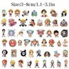 Autocollant One Piece, Stickers One Piece, 100PCS Stickers Kawaii, Étanches Vinyle Autocollants, Autocollant Kawaii Cute, One