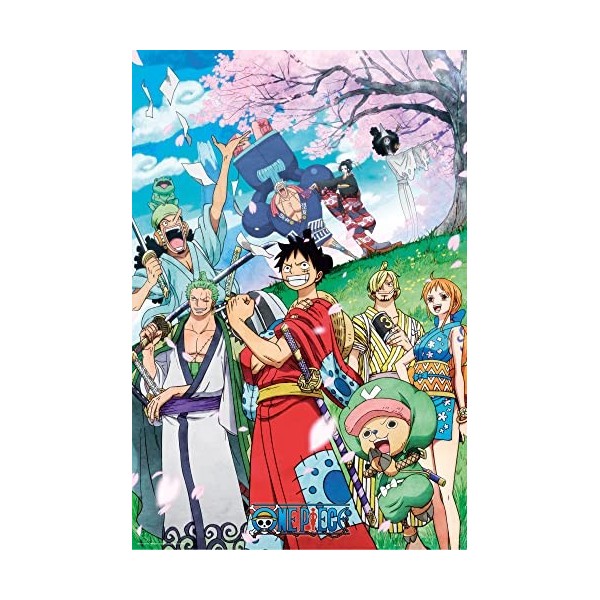 ABYSTYLE - ONE PIECE - Poster Wano roulé filmé 91.5x61cm 
