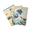 Kokonote - Lot de 3 Carnets Hokusai | Carnet de Notes A6, Notebook, Carnet de Voyage, Carnet de Recettes, Journal Intime