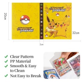 Porte Carte Pour , Classeur Carte Pour Cartes, Album de Cartes Gx Vmax, Cahier Range Carte, 30 Pages Capacité de 240 Carte