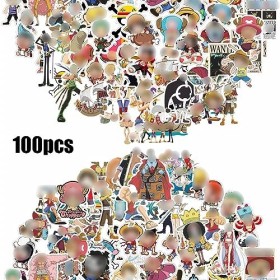 100 Pièces Anime Mixte Autocollants,Animé ImperméAble Stickers Set,Enfants Anime Autocollants,Autocollants De Dessin Animé Ja
