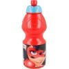 ALMACENESADAN 2651 - Bouteille de sport Lady Bug - Miraculous - Capacité 400 ml - Produit en plastique - Sans BPA