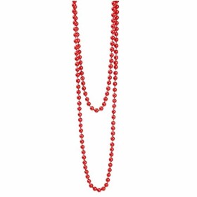 Perfeclan Pull En Perles de Verre Rouge One Piece Long Collier En Relief de Haute Qualité