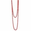Perfeclan Pull En Perles de Verre Rouge One Piece Long Collier En Relief de Haute Qualité