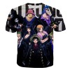CHENMA Hommes One Piece Imprimé à Manches Courtes et à Manches Courtes T-Shirt Regular Fit