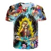 CHENMA Hommes One Piece Imprimé à Manches Courtes et à Manches Courtes T-Shirt Regular Fit