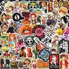 Stickers One Piece, Autocollants One Piece, 100PCS Stickers Manga, Stickers Anime Luffy, Graffiti Autocollants, Étanches Stic