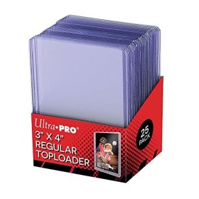 Ultra Pro - Protèges Cartes - Toploader Transparent Regular Ultra Clear 3"x4" Par 25