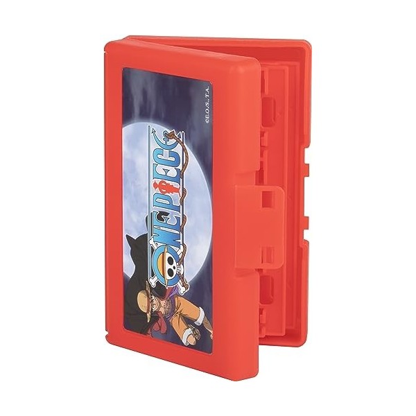 Konix One Piece Boîtier de rangement et protection pour 24 cartouches de jeux Nintendo Switch - Motif Luffy