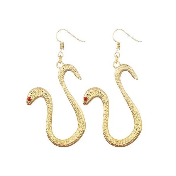 Boucles Doreilles Cosplay One Piece Hancock, Boucles Doreilles Serpent Pour Femmes, Clips Doreilles B 