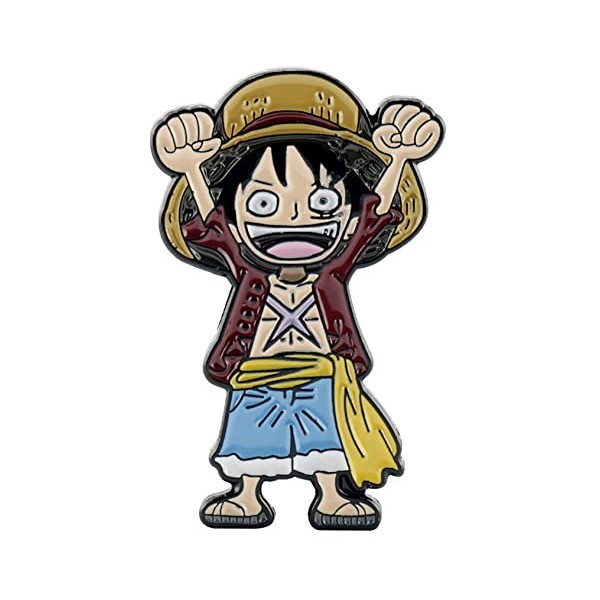 Amasukami Badge de Roronoa Zoro Badge de Monkey D Luffy A