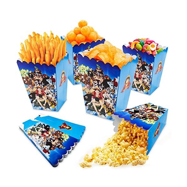 Boîte de pop-corn 12 Pièces, Bonbons Boîtes, Sacs Popcorn, Boîte de pop-corn de Fête, Chocolat Bonbons décoration, pour Enfan