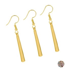 HJYZY One P. Roronoa Zoro Lot de 23 boucles doreilles crochets pour cosplay Doré, Zinc