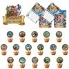 27 Pièces Pirates Roi Cake Topper Anime Anniversaire Topper de Gâteau Party Gâteau Décoration Fournitures pour Enfants Fête D