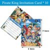 27 Pièces Pirates Roi Cake Topper Anime Anniversaire Topper de Gâteau Party Gâteau Décoration Fournitures pour Enfants Fête D