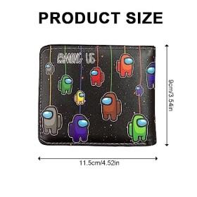 WeddHuis 1 Pièces Garçon Bourse Among, Portefeuille Garçon Dessin Animé, Portefeuille Comique, Cadeau danniversaire Garçon, 