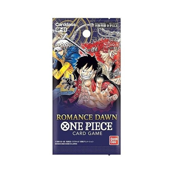 One Piece – Romance Dawn – 1 booster – japonais + protection dexpédition Heartforcards®
