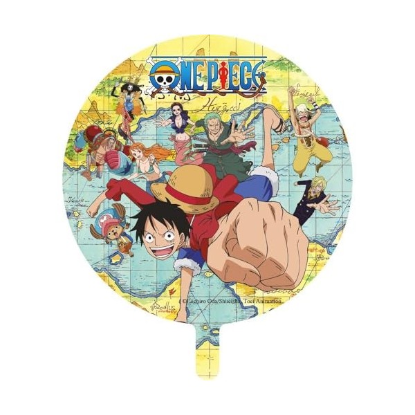 BALLON ALUMINIUM ONE PIECE MONKEY LUFFY 34.6X45CM