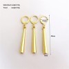TANHULU 3 Boucles doreilles Anime Boucles doreilles Boucles doreilles Or avec Clip Anime Accessoires Barre Verticale