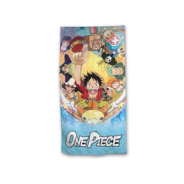 AYMAX S.P.R.L One Piece - Serviette de Plage 100% Coton - 90x170cm