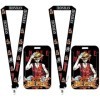 LGQHCE 2 PCS Dessin Animé Lanière avec Porte-Cartes de One Piece, Luffy Carte dIdentité Lanyard pour Carte dIdentité, Clés,