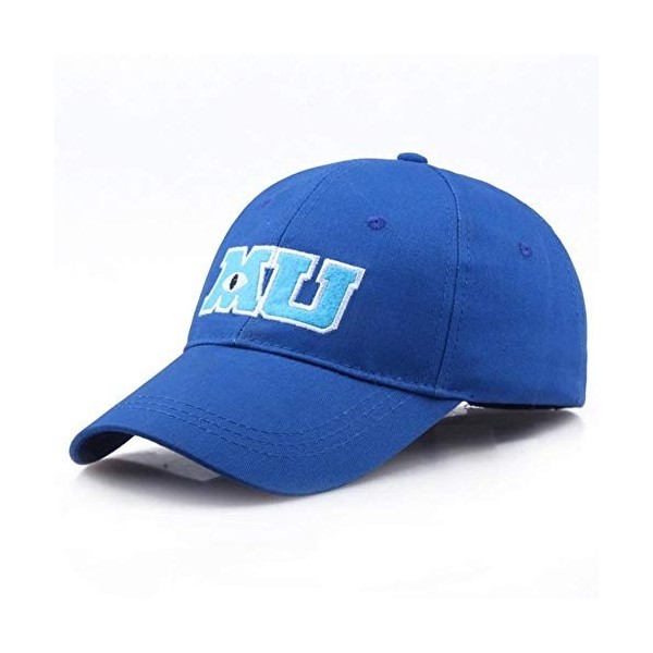 AJSJ 2020 Monsters University Sullivan Sulley Mike Mu Lettres Broderie Casquette De Baseball Bleu One Piece Casquettes De Bas