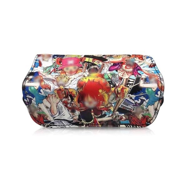 Trousse à Crayons Anime Grande Capacité Sac à Crayons Multi-Slot Sac à Crayons Pouch Holder avec Fermeture à Double Zip Stati