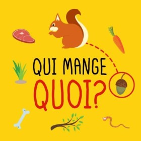 Qui Mange Quoi?: Livre d’activité et dapprentissage pour enfants| Livre des jeux et devinettes pour les enfants a partir 2 a