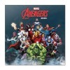 Grupo Erik - Calendrier Mural 2024 Marvel, Avengers | Calendrier Mensuel 30 x 60 cm, Certifié FSC, en Français